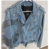 Image 7 : Blue Denim MotorCycle Jacket Size 42 (s)