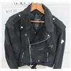 Image 5 : Black Denim MotorCycle Jacket Size 42 (S)