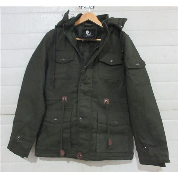 Green Winter Parka Size 44 David Outware