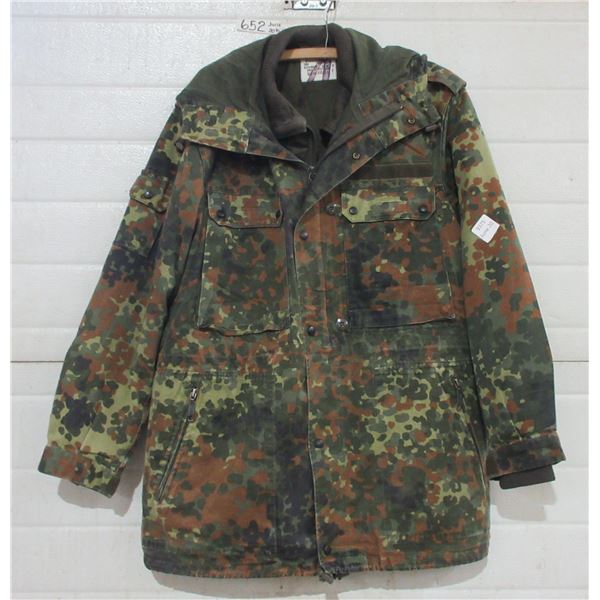 West German Camouflage Coat with Liner