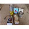 Image 1 : Box of Misc. Floor Finishes, oil, and etc. As Shown