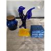 Image 3 : Vintage Medicine Container, Rooster, and Birdie Box in Box