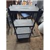 Image 1 : Tiered plastic shelf- 52"H