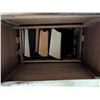Image 4 : Wood Hand Made Storage Box w/ Various Books 17x15x9
