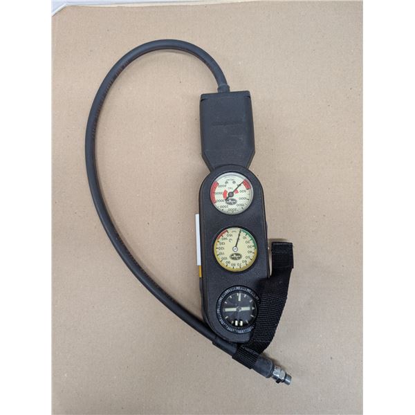 Diving Tank pressure Gauge and Compass