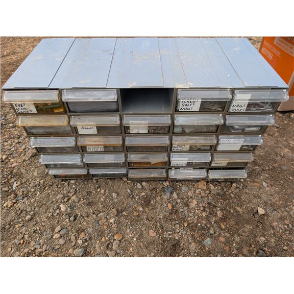 13x22x10 Hardware Storage Compartment Stand w/ Misc. Hardware