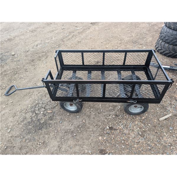 Metal Wagon 48x24x28 (1) Flat Tire