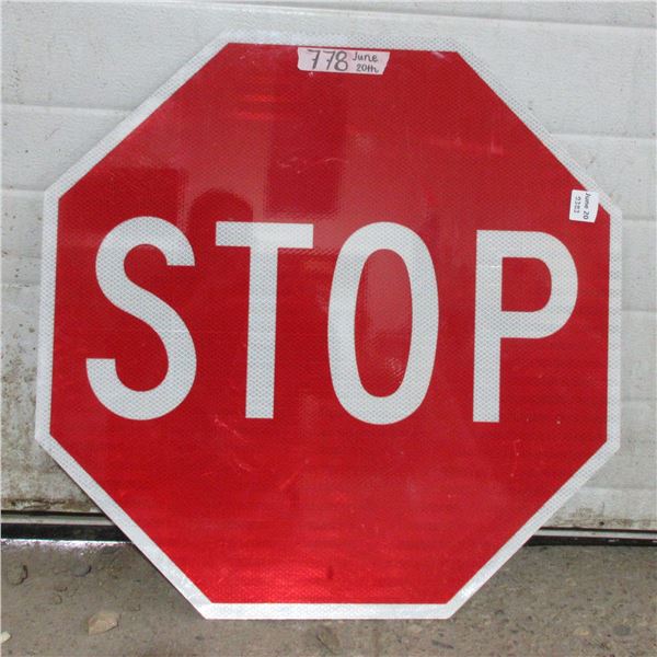 Stop Metal sign 24"X24"