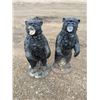 Image 1 : (2) Bear Statue Décor Stands
