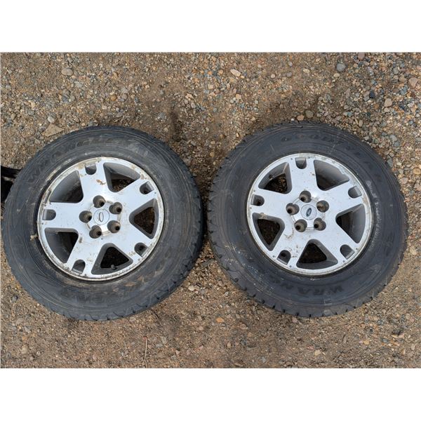 (2) Goodyear P235/70R16 Tires w/ Rim