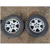 Image 1 : (2) Goodyear P235/70R16 Tires w/ Rim