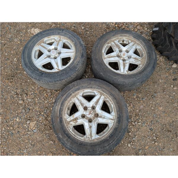 (3)Michelin 225225/60 R16 Tires w/ Rims