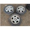 Image 1 : (3)Michelin 225225/60 R16 Tires w/ Rims