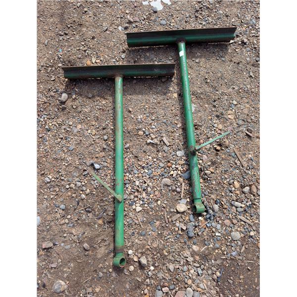 (2) Vintage Concrete Placers/Rakes