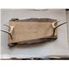 Image 1 : Wood Wall Décor w/ Antlers 25"x14"