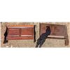 Image 1 : Vintage Wood Bed ends and Base 50-41"x63.5"