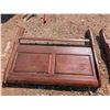 Image 4 : Vintage Wood Bed ends and Base 50-41"x63.5"