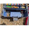 Image 5 : Blue Tackle Box, Air Pump, and Power Fist Sprayer