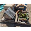 Image 2 : Pallet of Wood Bird House, Garden Décor, books, and etc.