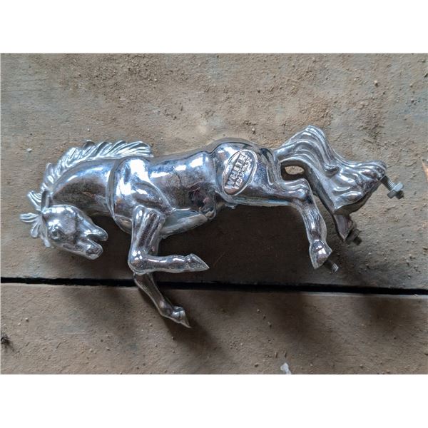 White Trucks Horse Hood Ornament