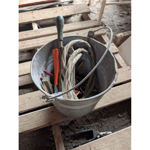 Pail full of Misc. Tool related items As Shown