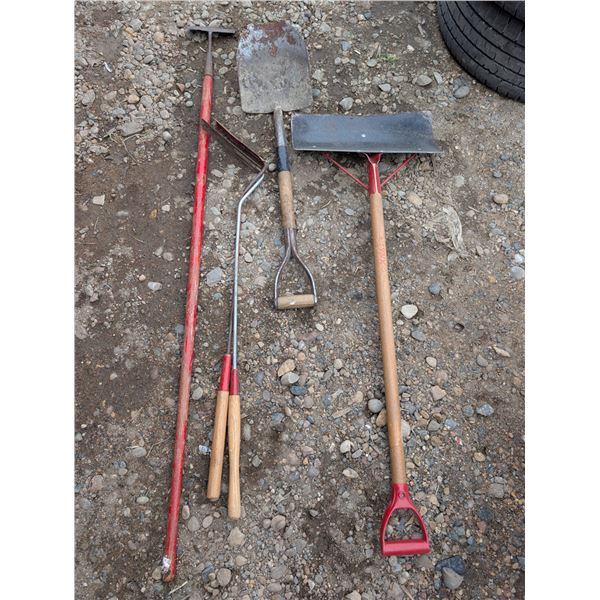 Lot of Shovels, and etc. tools