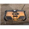Image 2 : DeWalt radio, curb bump and Wood Ox Mule Horse Single Tree Yoke