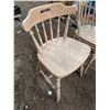 Image 2 : (2) Vintage Chairs (1) Designed Captains Chair