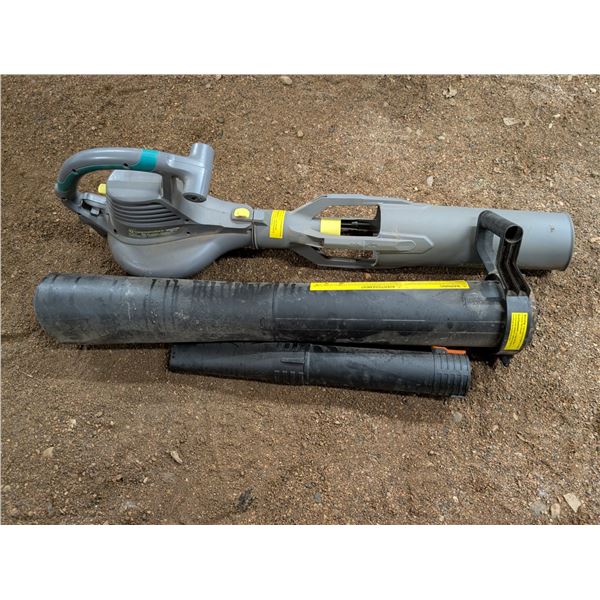 Yard Works Leaf Blower w/ Leaf Blower Attachments