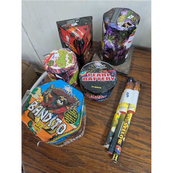 Lot of Various Fireworks