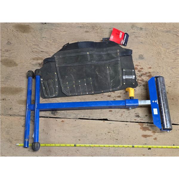 Roller stand and tool belt