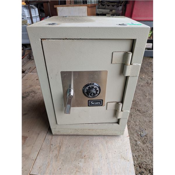 Vintage Sears Combination Safe 22x15x16 - includes combination and directions
