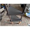 Image 3 : 5 tier Wood Corner Shelf (1) Leg Loose 63.5"H