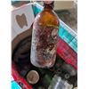 Image 5 : Vintage Oiler w/ Snowmobile Oil and box of Misc. Vintage Glass