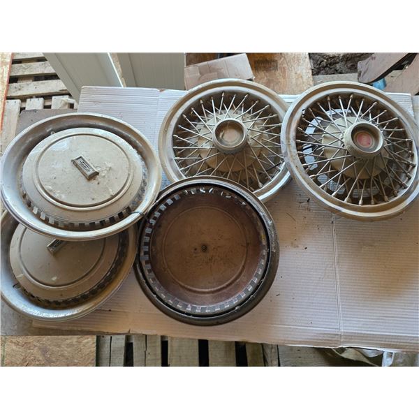 Vintage hub caps