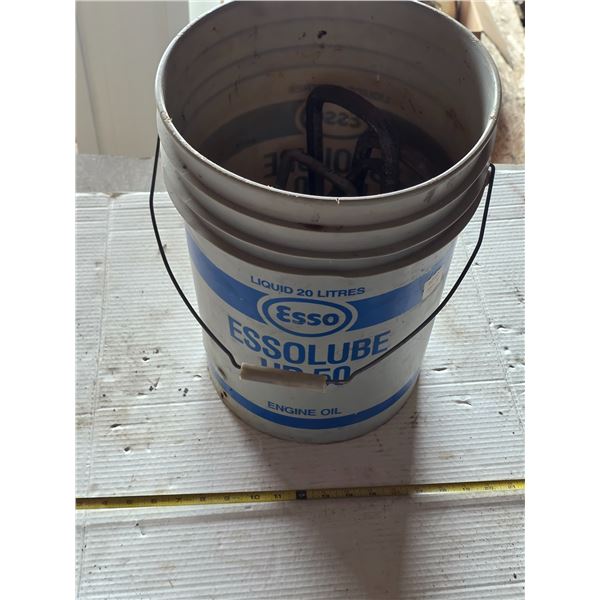 esso bucket with of U shaped bolts