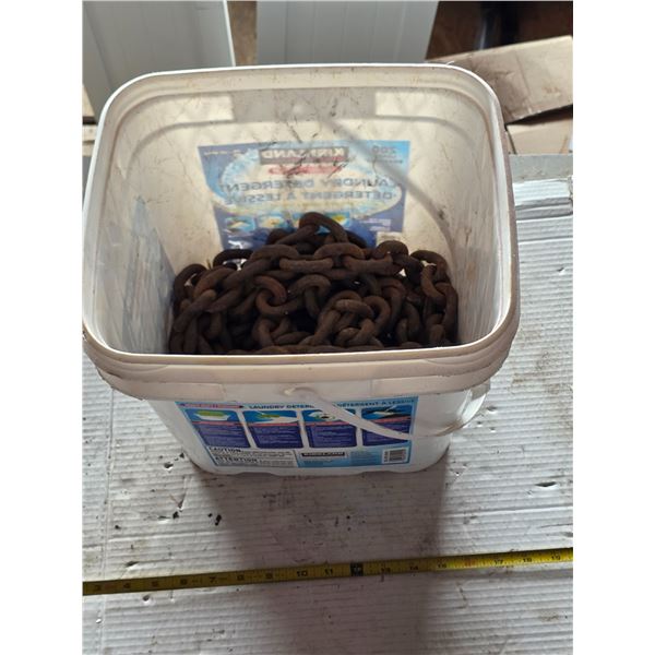 Bucket of chains