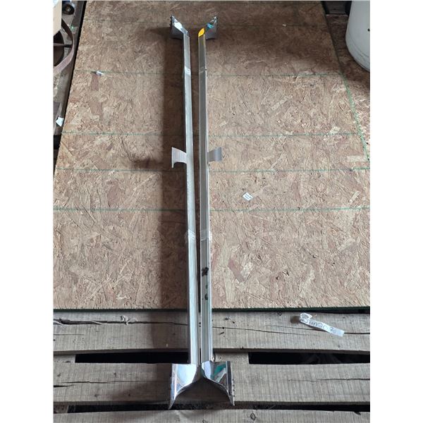 2 vintage truck bed rails