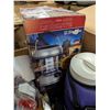 Image 2 : Box of Camping (Axe, Mugs, Lantern, and etc.)