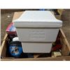 Image 6 : Box of Camping (Axe, Mugs, Lantern, and etc.)