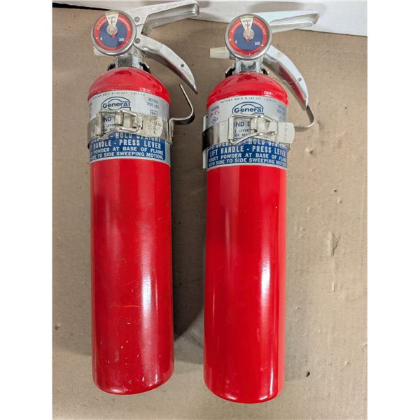 (2) Not Used Mod CP-2 3/4 Fire Extinguishers