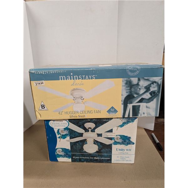 (2) NIB Ceiling Fans
