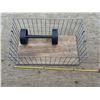 Image 1 : Metal industrial basket with misc