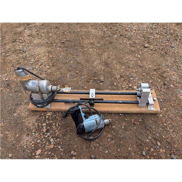 (2) Drills (1) W/ Wood Lathe Attachment (Not tested)