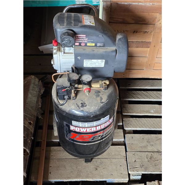 Power built air compressor- 12 gallon- untested
