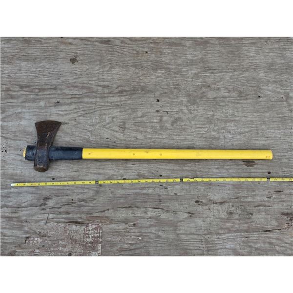 Log splitting axe
