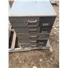 Image 1 : 5 metal storage cases, lockable, 17"x14.5"