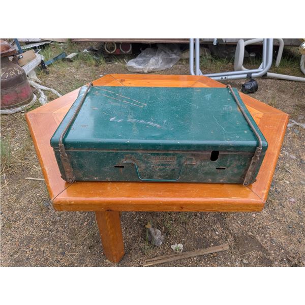coleman portable cookstove, appears complete