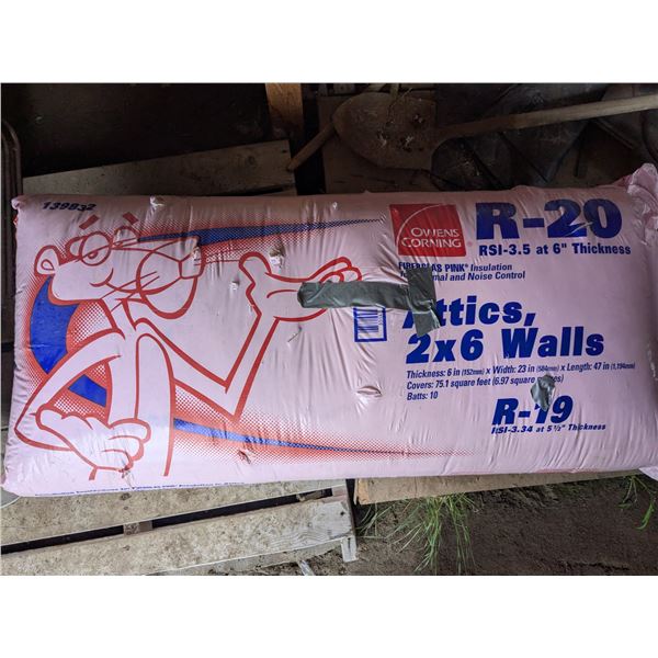 Full pack R-20 insulation, for 2x6 construction
