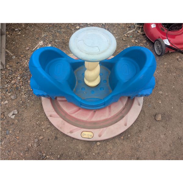 Little tikes spinner, kids yard toy